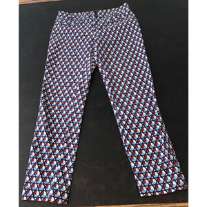 Anthropologie Cartonnier Charlie Ankle Mid Rise Multi-Color Pants - Size 0